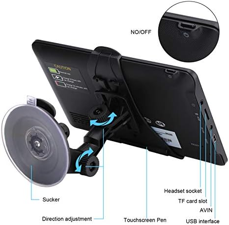 GPS Navigation for Car, Latest 2025 Map,7 inch Touch Screen Real Voice Spoken Turn-by-Turn Direction Reminding Navigation System for Cars, Vehicle GPS Satellite Navigator with(Free Lifetime Updates) - Image 5